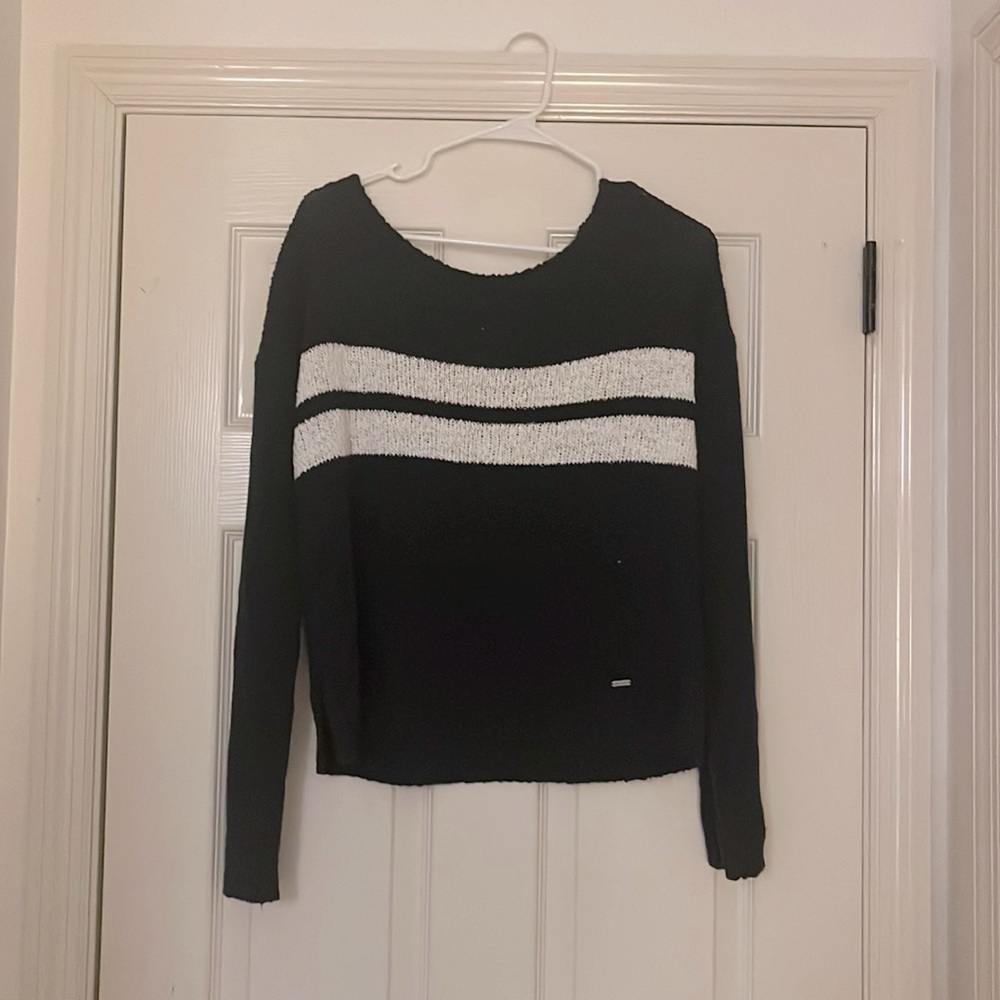 Navy Two Stripped Sweater